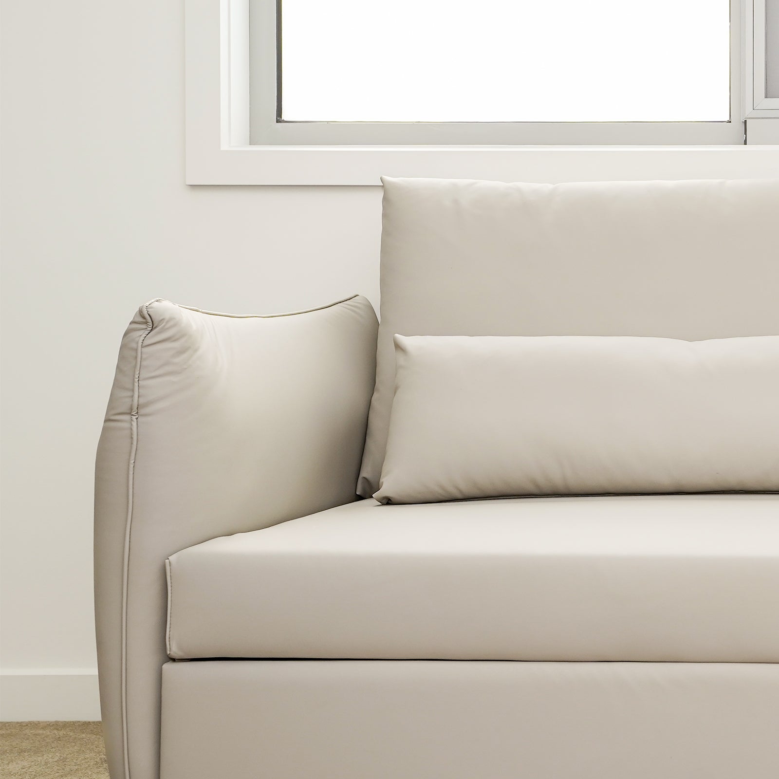 Leather Touch Sofa Bed - PEIYITAO FURNITURE