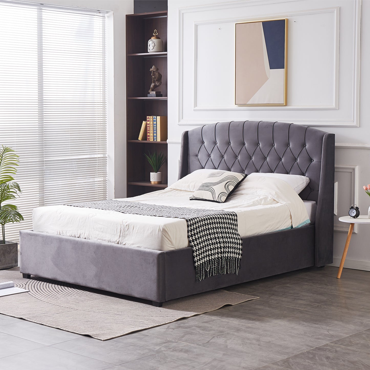 Queen Size Bed - PEIYITAO FURNITURE