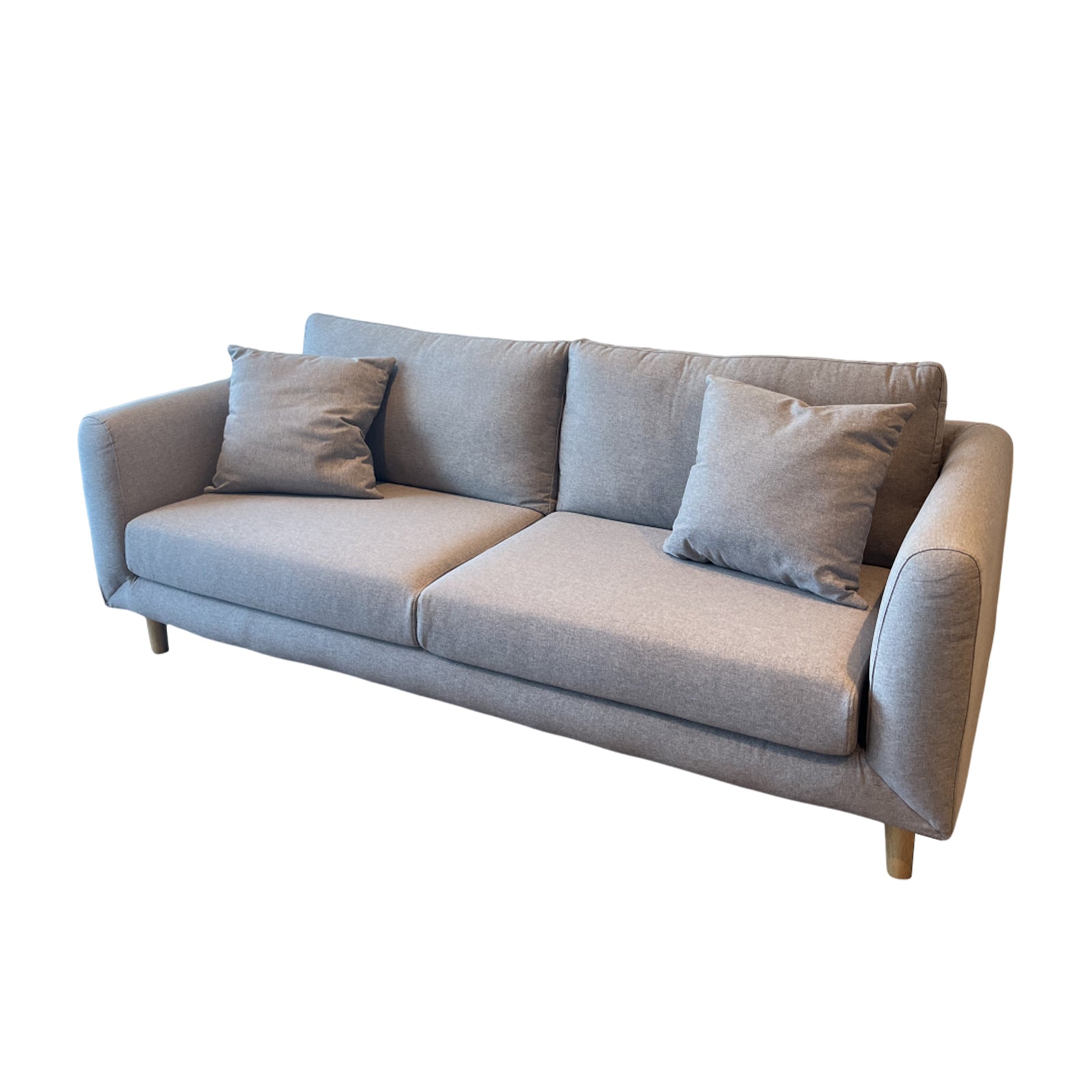 Elegant White/Grey Sofa - PEIYITAO FURNITURE 