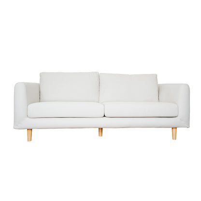 Elegant White/Grey Sofa - PEIYITAO FURNITURE 