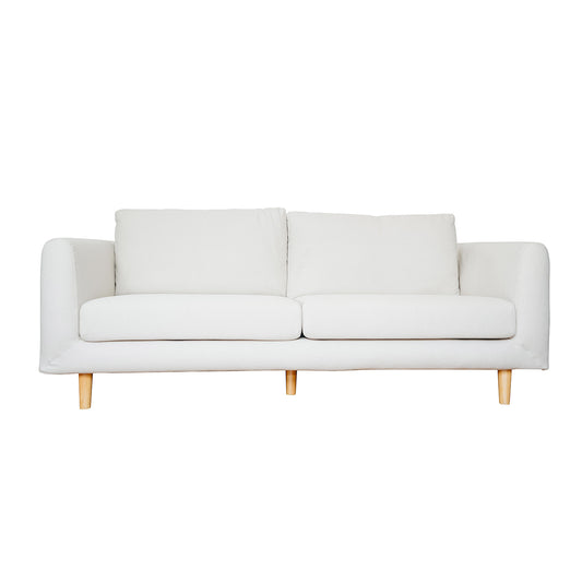 Elegant White/Grey Sofa - PEIYITAO FURNITURE 