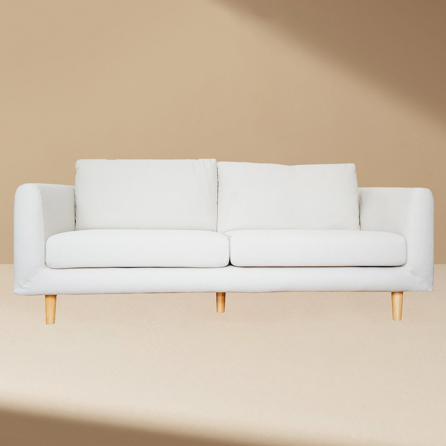 Elegant White/Grey Sofa - PEIYITAO FURNITURE 