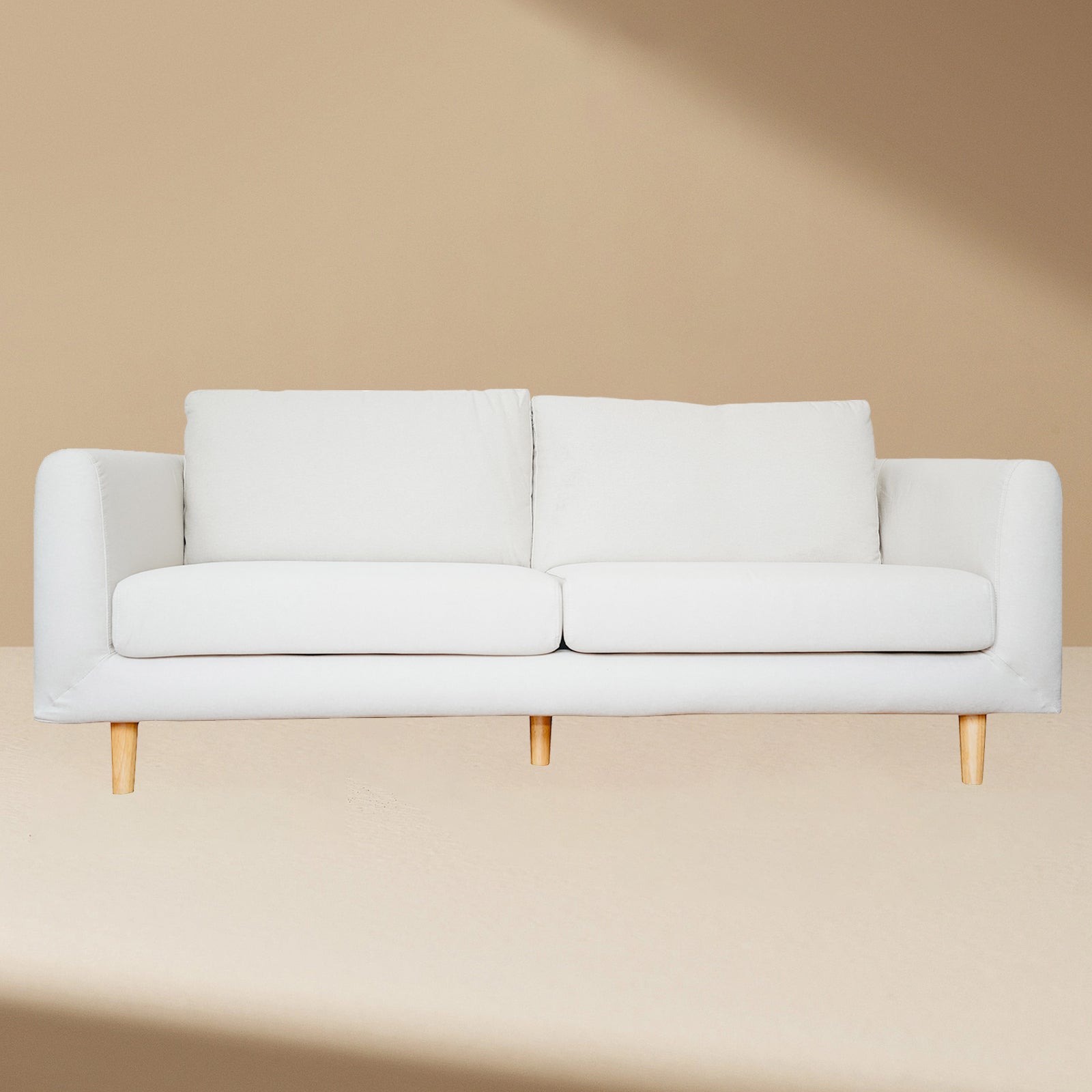 Elegant White/Grey Sofa - PEIYITAO FURNITURE 