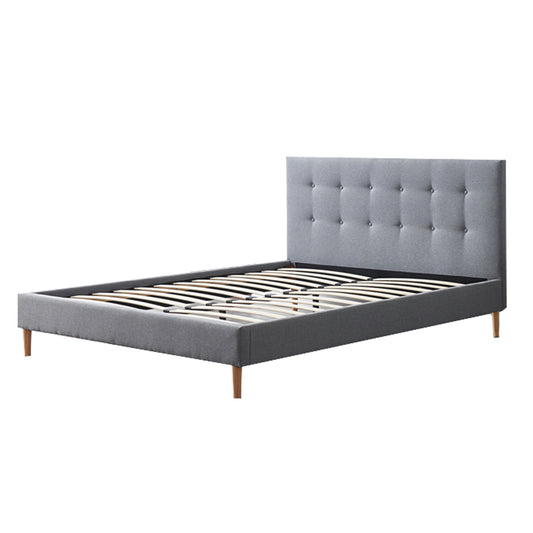 Humble Grey Bed - PEIYITAO FURNITURE 