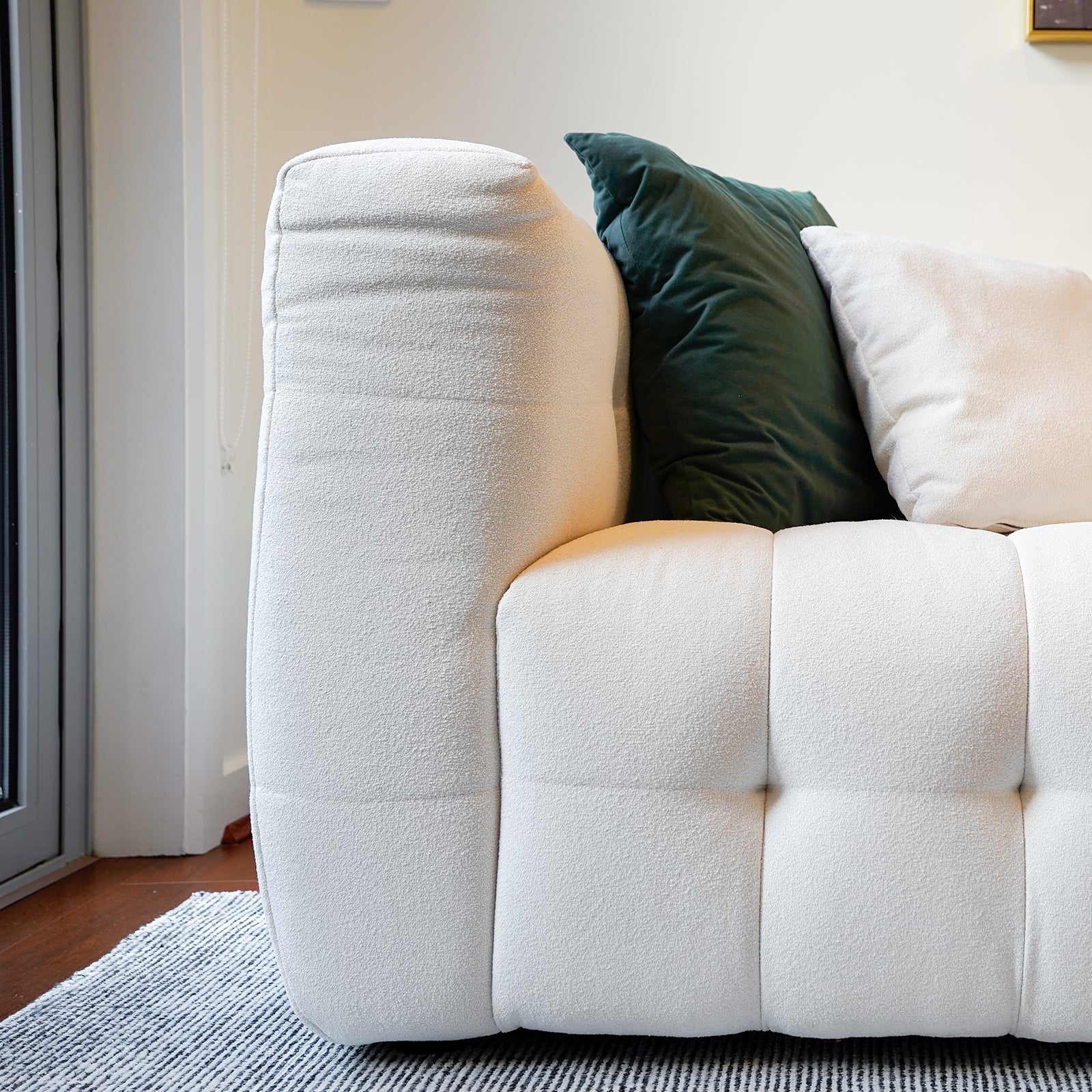 Pearl White Marshmallow Sofa - PEIYITAO FURNITURE 