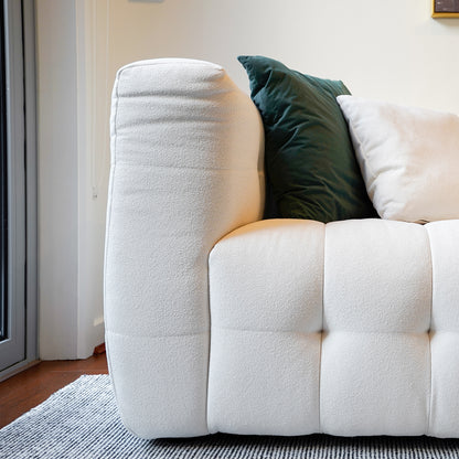 Pearl White Marshmallow Sofa - PEIYITAO FURNITURE 