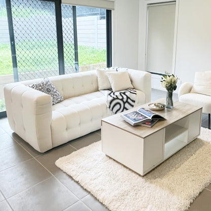 Pearl White Marshmallow Sofa - PEIYITAO FURNITURE 