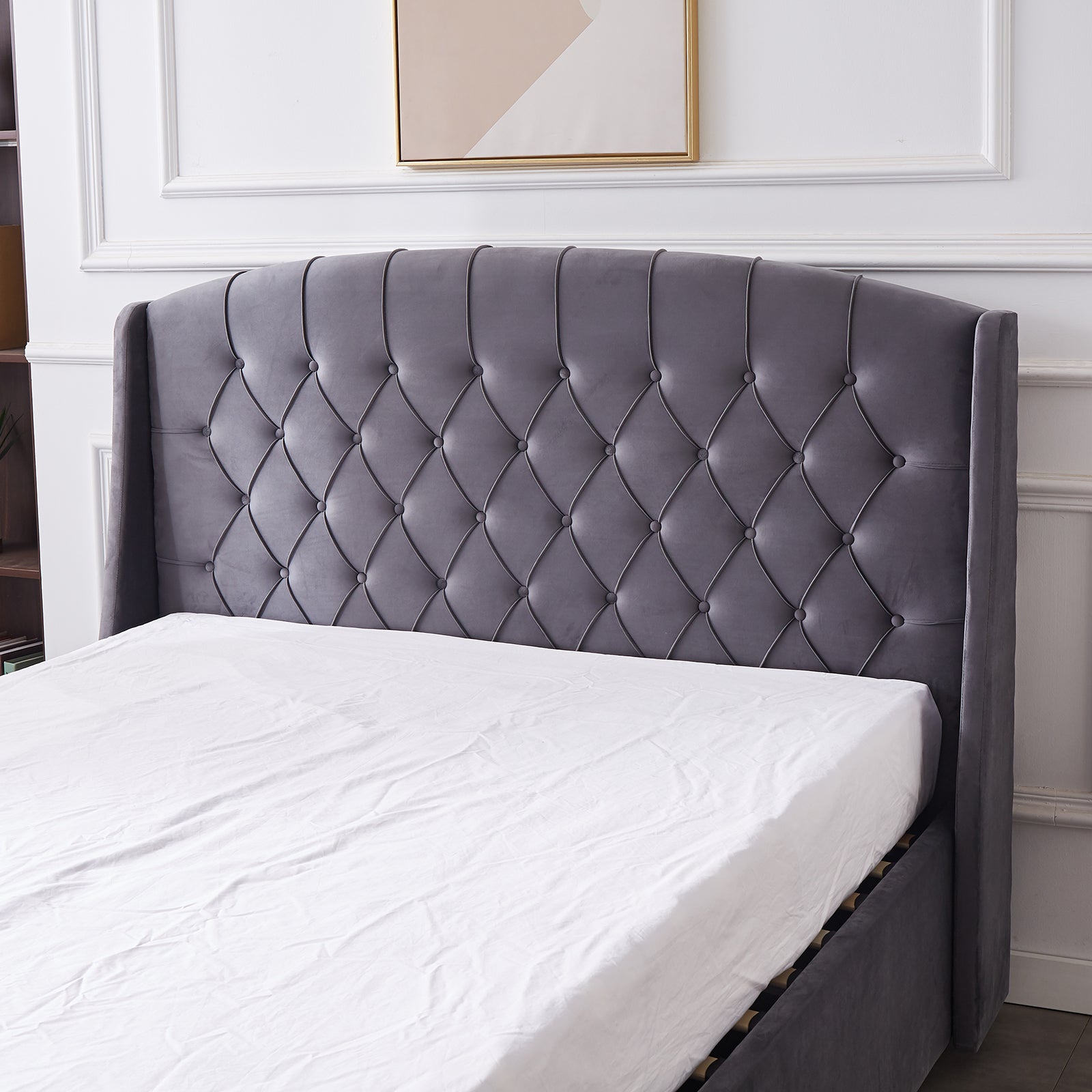 Queen Size Bed - PEIYITAO FURNITURE 