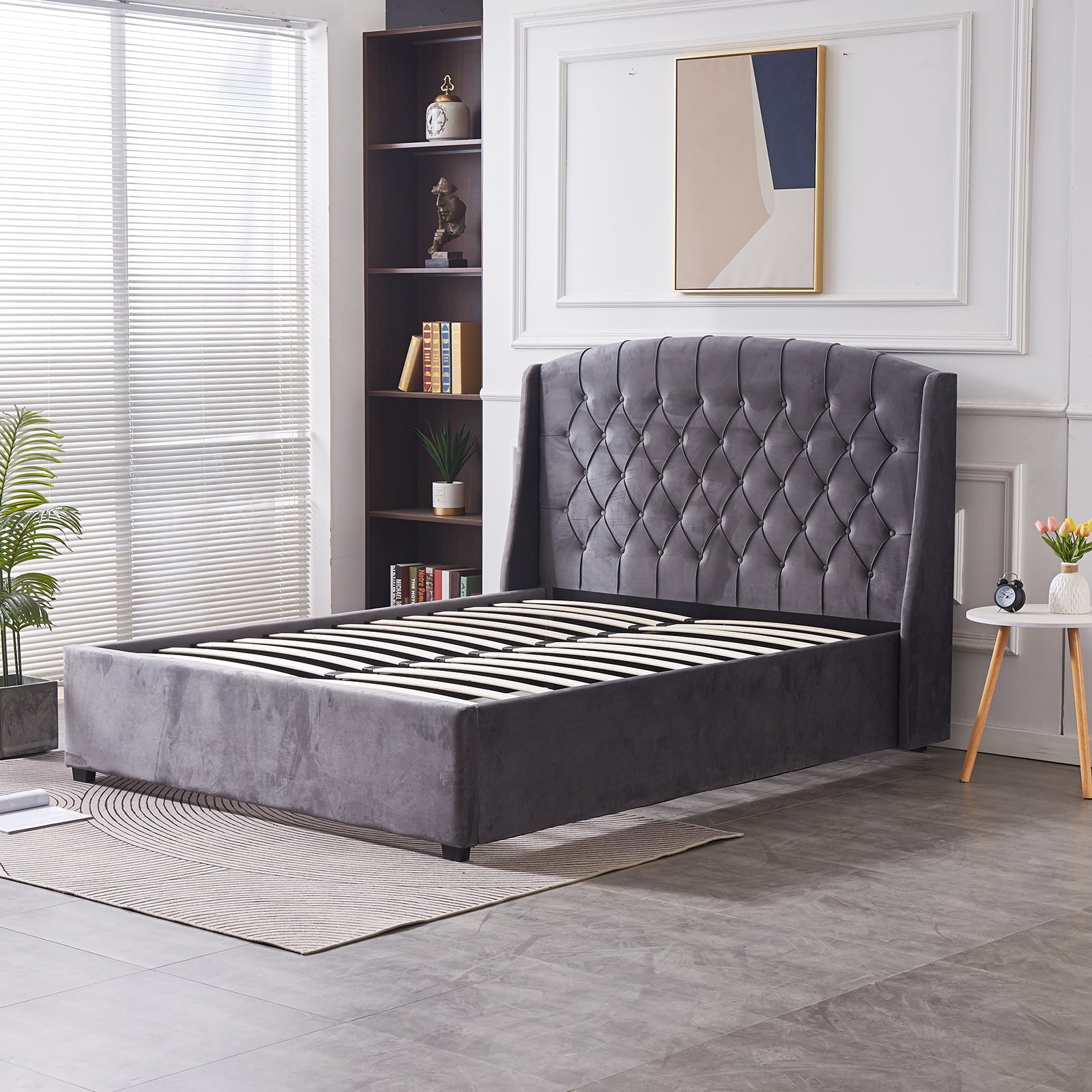 Queen Size Bed - PEIYITAO FURNITURE 