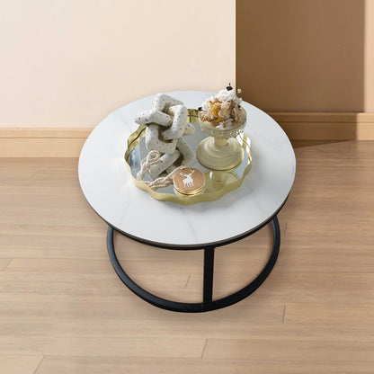 Stone Coffee Table Set - PEIYITAO FURNITURE 