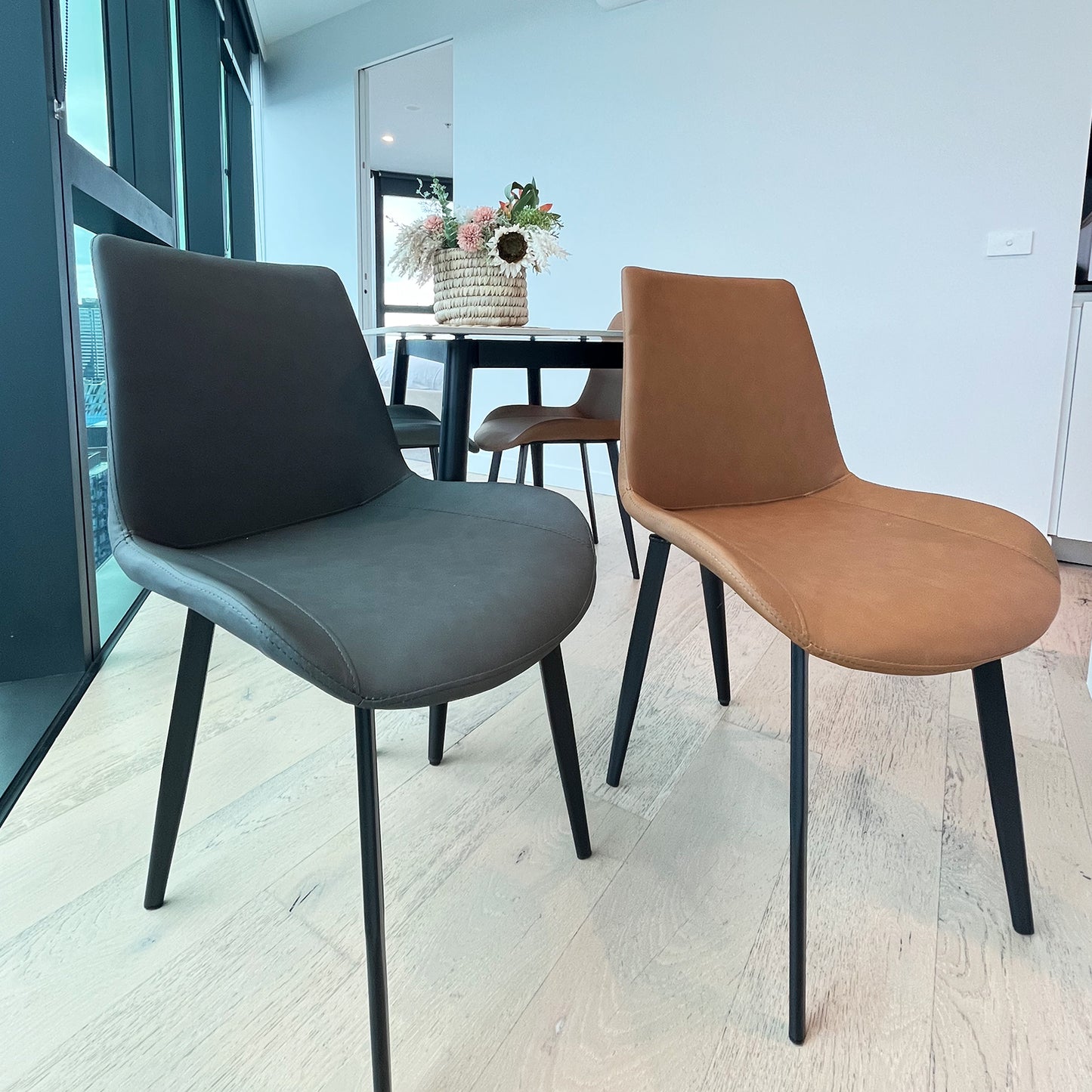 Stone Dining Table Set - PEIYITAO FURNITURE 