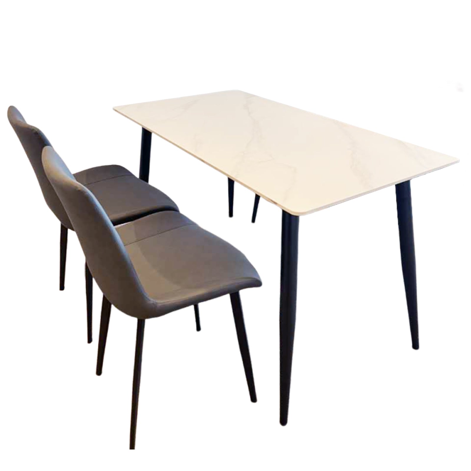 Stone Dining Table Set - PEIYITAO FURNITURE 